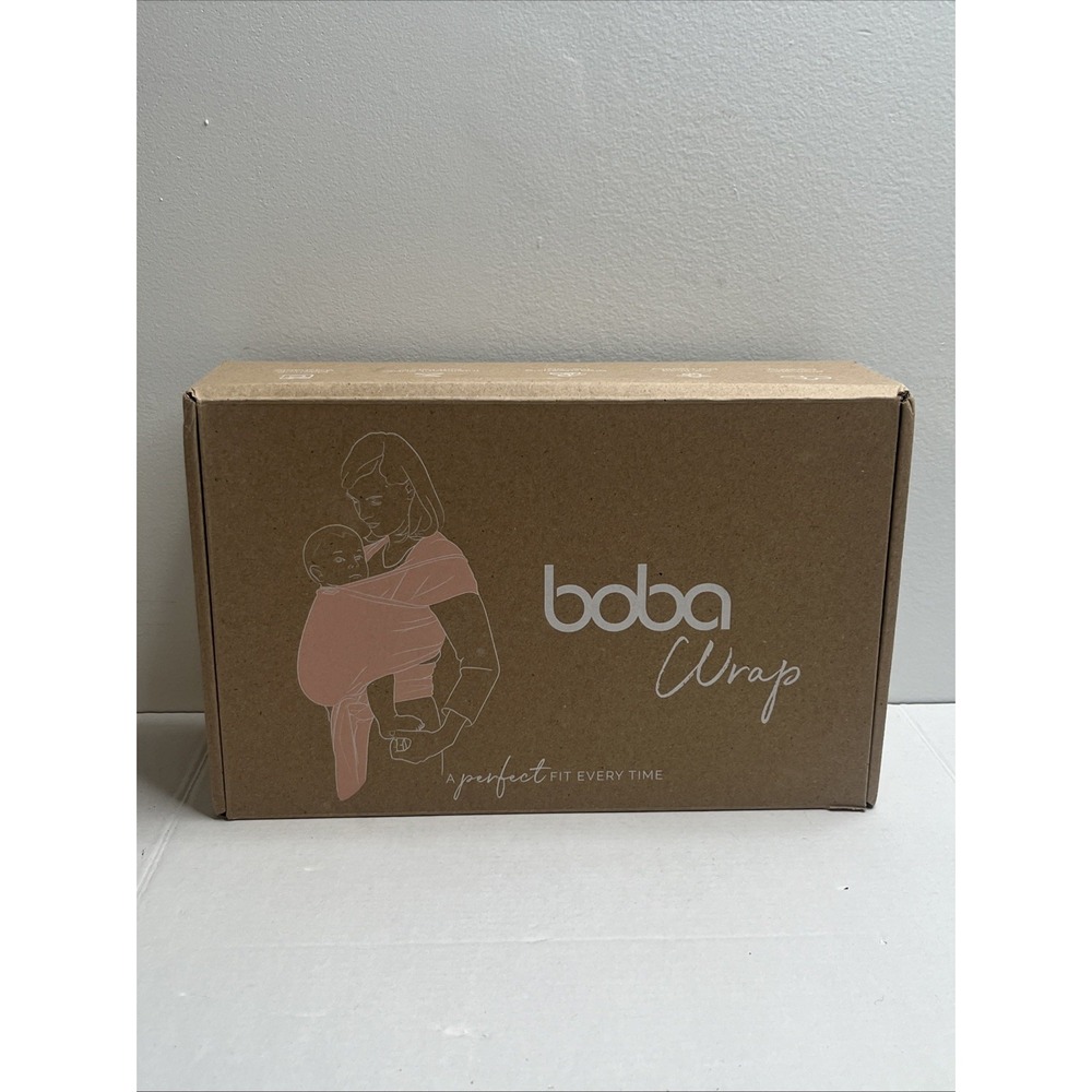THE BOBA WRAP Newborn Sling Up to 35 lbs. GRAY Open Box